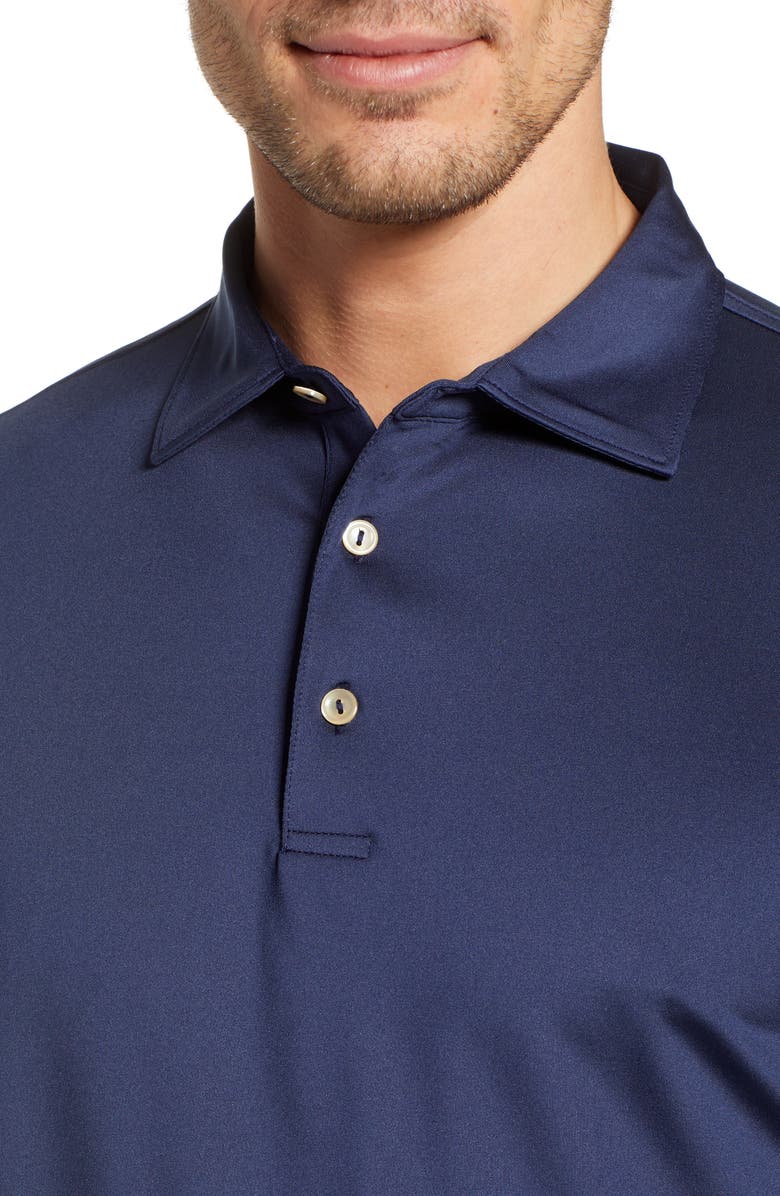 Peter Millar Sean Regular Fit Stretch Jersey Polo, Alternate, color, Navy