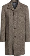 Jack Victor Wiktor Herringbone Wool Blend Coat