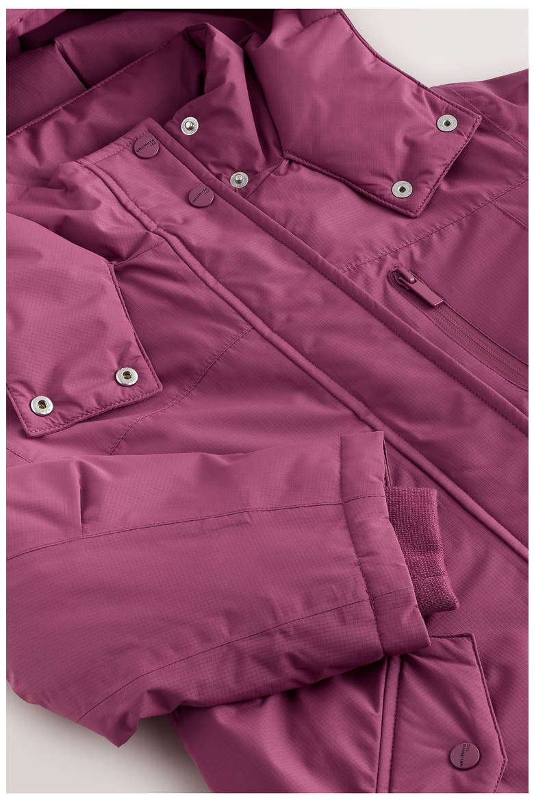 Kids' Midweight Waterproof Hooded Jacket, Alternate, color, PINK