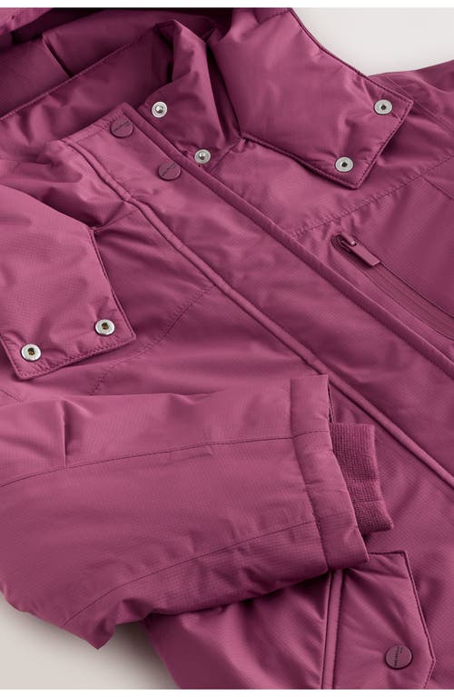 Next Kids' Midweight Waterproof Hooded Jacket In Purple