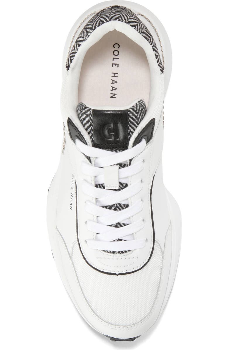 Cole Haan Grand Crosscourt Hallet Runner Sneaker, Alternate, color, White Mesh/Herringbone Textile