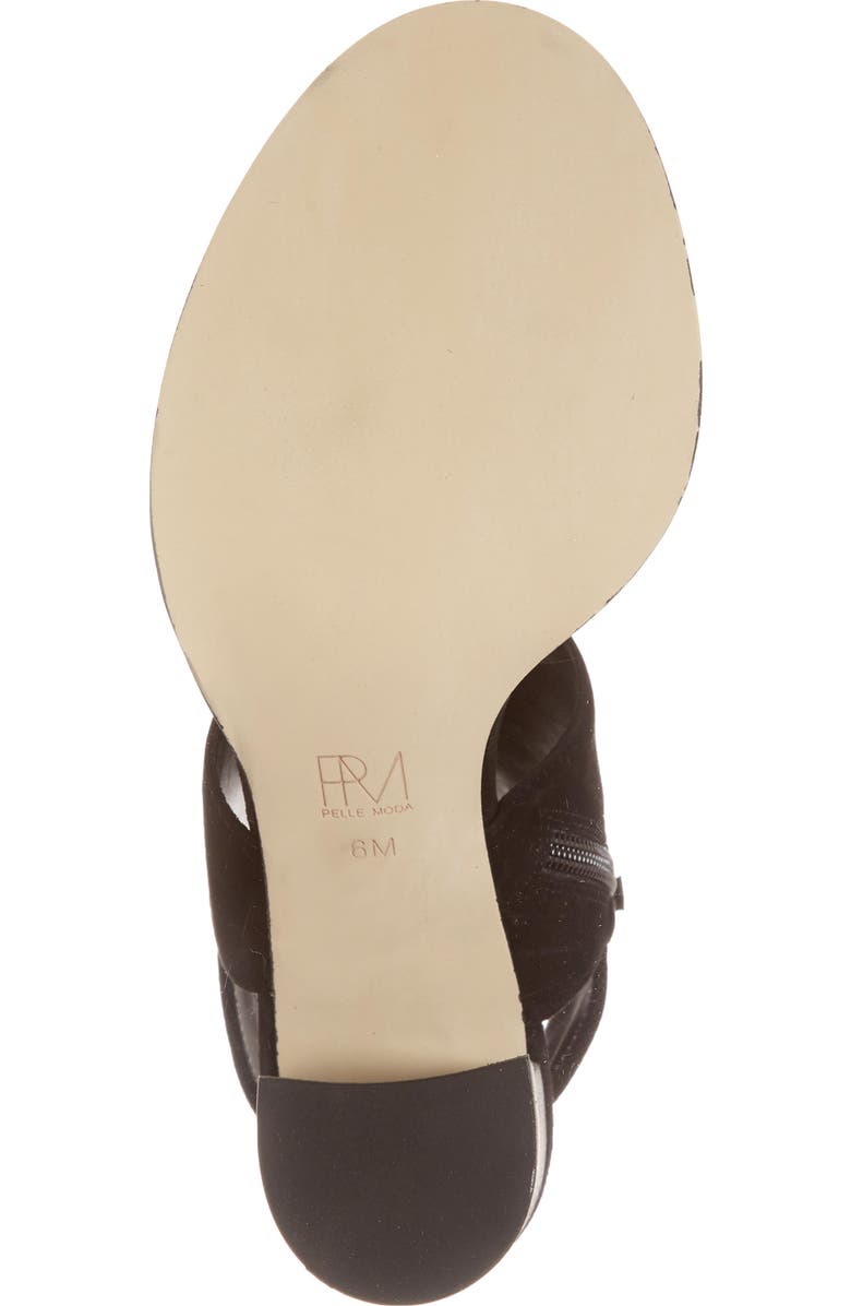 Pelle Moda Grey Sandal, Alternate, color,