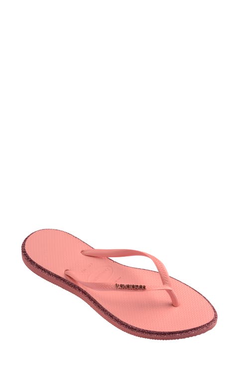 Slim Point Glitter Flip Flop (Women)