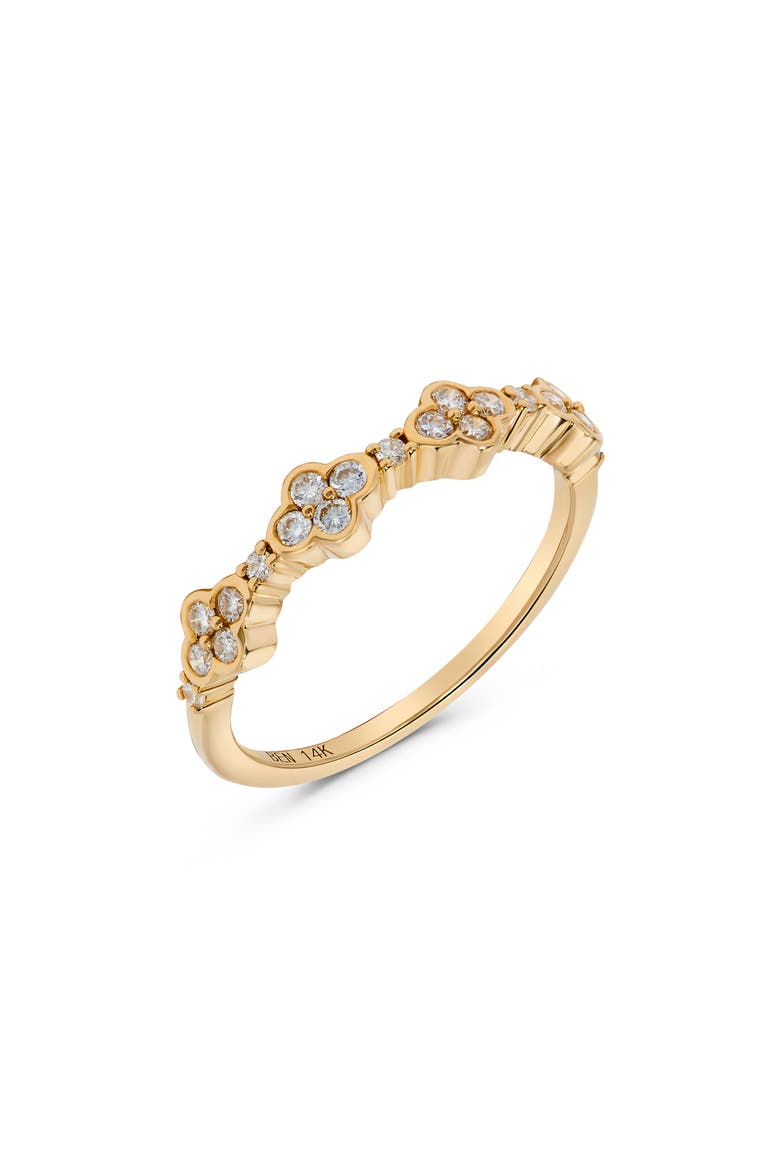 Bezel Diamond Cluster Fashion Ring - 0.31ct., Alternate, color, YELLOW GOLD