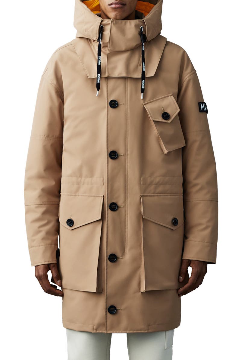 Mackage Harlem Water Repellent Down Coat, Main, color, 