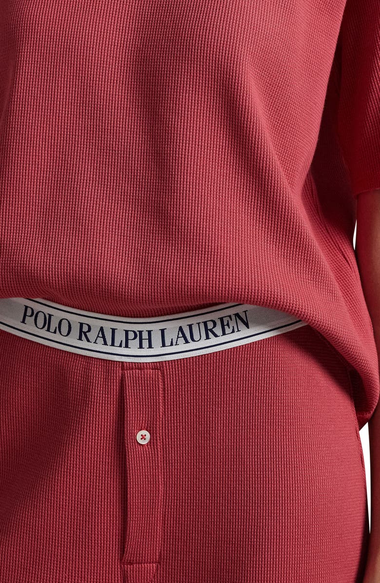 Polo Ralph Lauren Thermal Knit Pajamas, Alternate, color, Nantucket Red