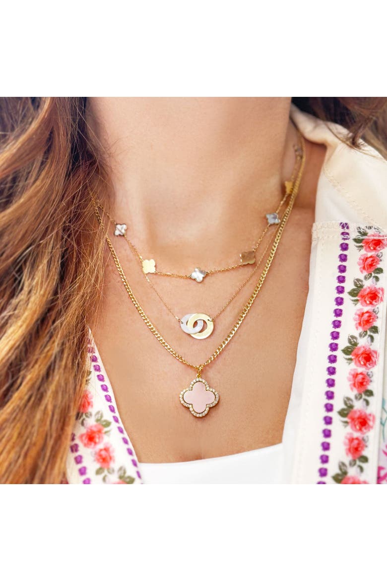 Curb Chain Necklace, Alternate, color, Yellow Gold