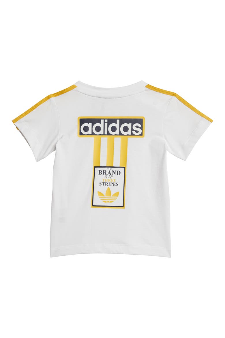 Kids' Adibreak Graphic T-Shirt & Shorts Set, Alternate, color, NIGHT INDIGO