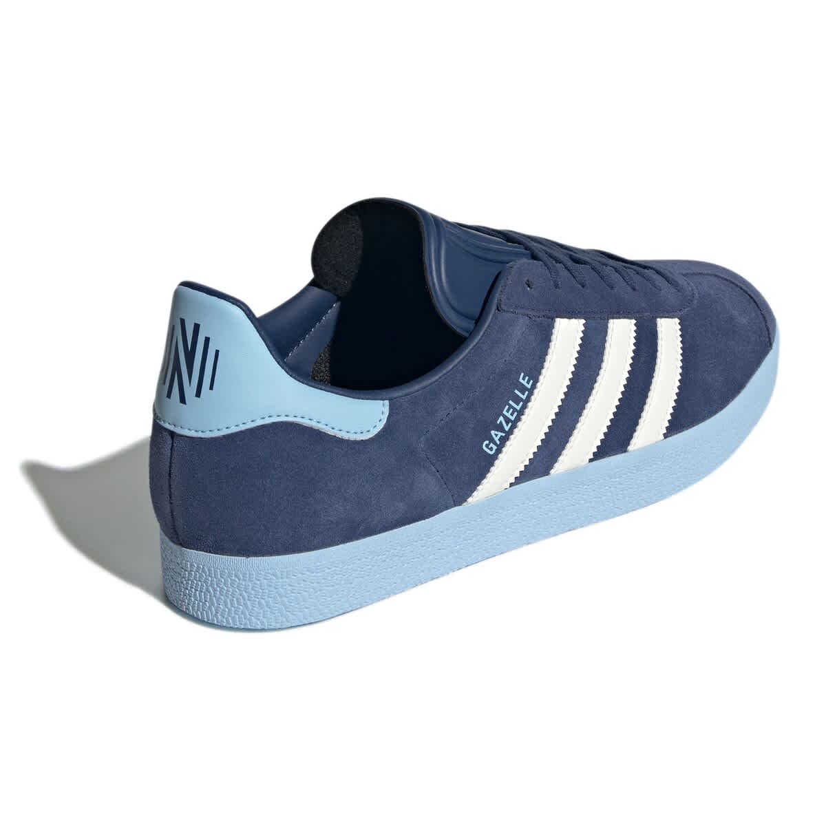 adidas Men's adidas  Navy/Light Blue Nashville SC 2025 Jersey Hook Third Gazelle Shoes, Alternate, color, 