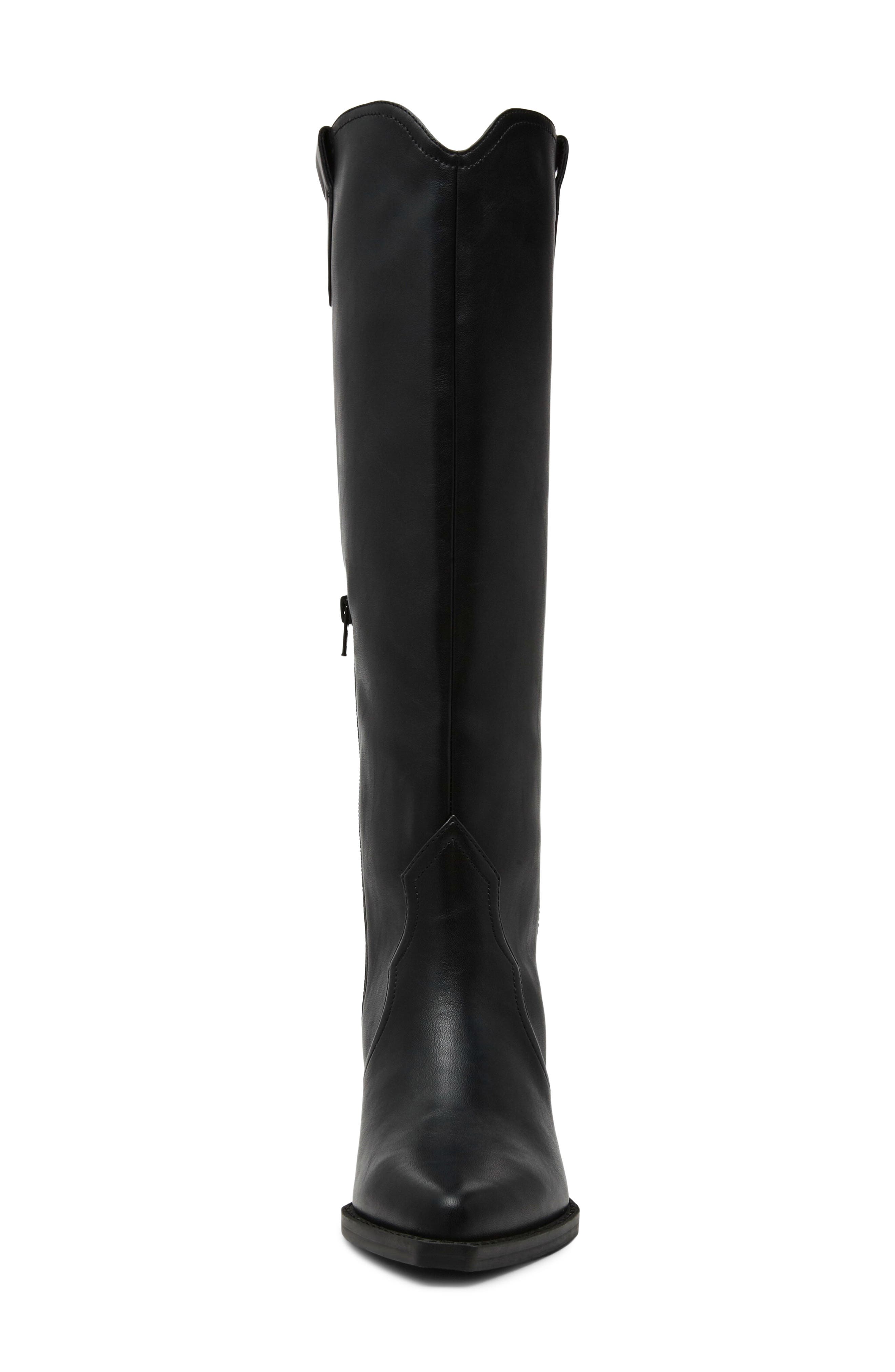 Anney Western Boot, Alternate, color, BLACK