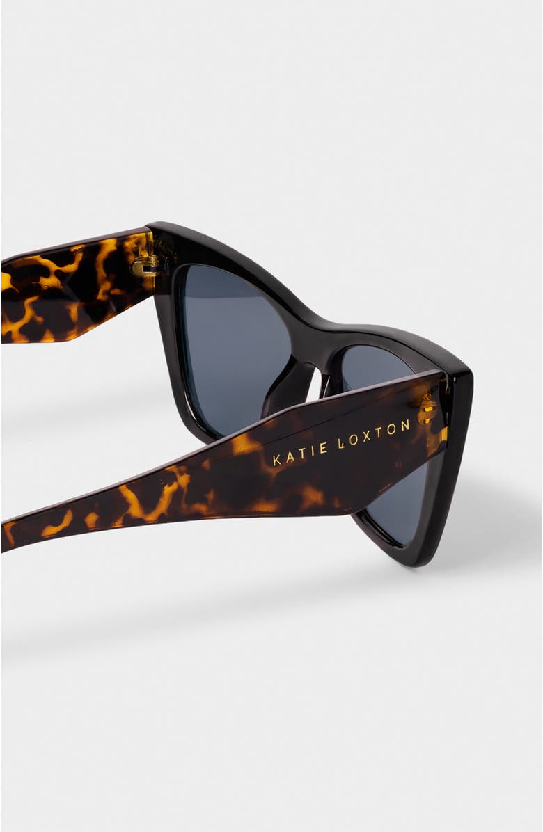 Katie Loxton Porto Sunglasses, Alternate, color, Black / Tortoiseshell