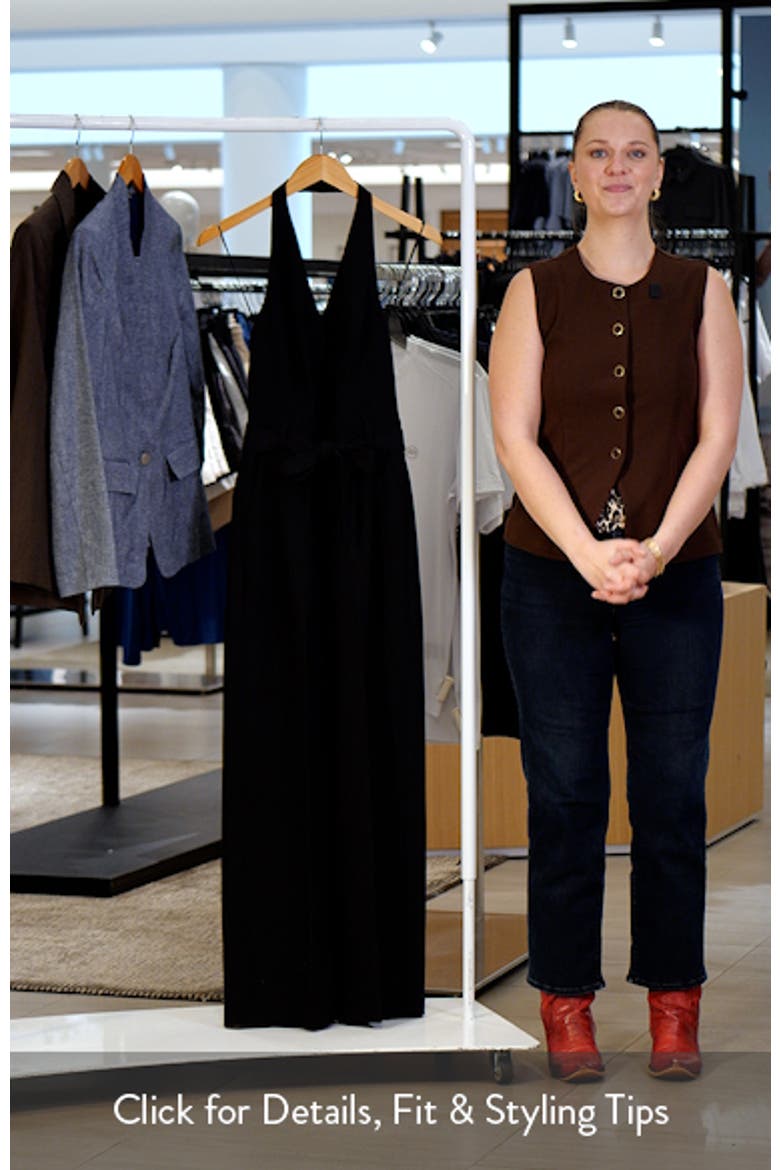 Icon Belted Halter Jumpsuit video