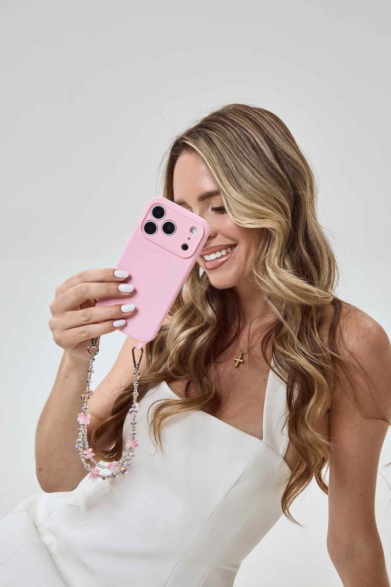 Eva Phone Chain Set, Alternate, color, Blush - iPhone 17 Pro Max