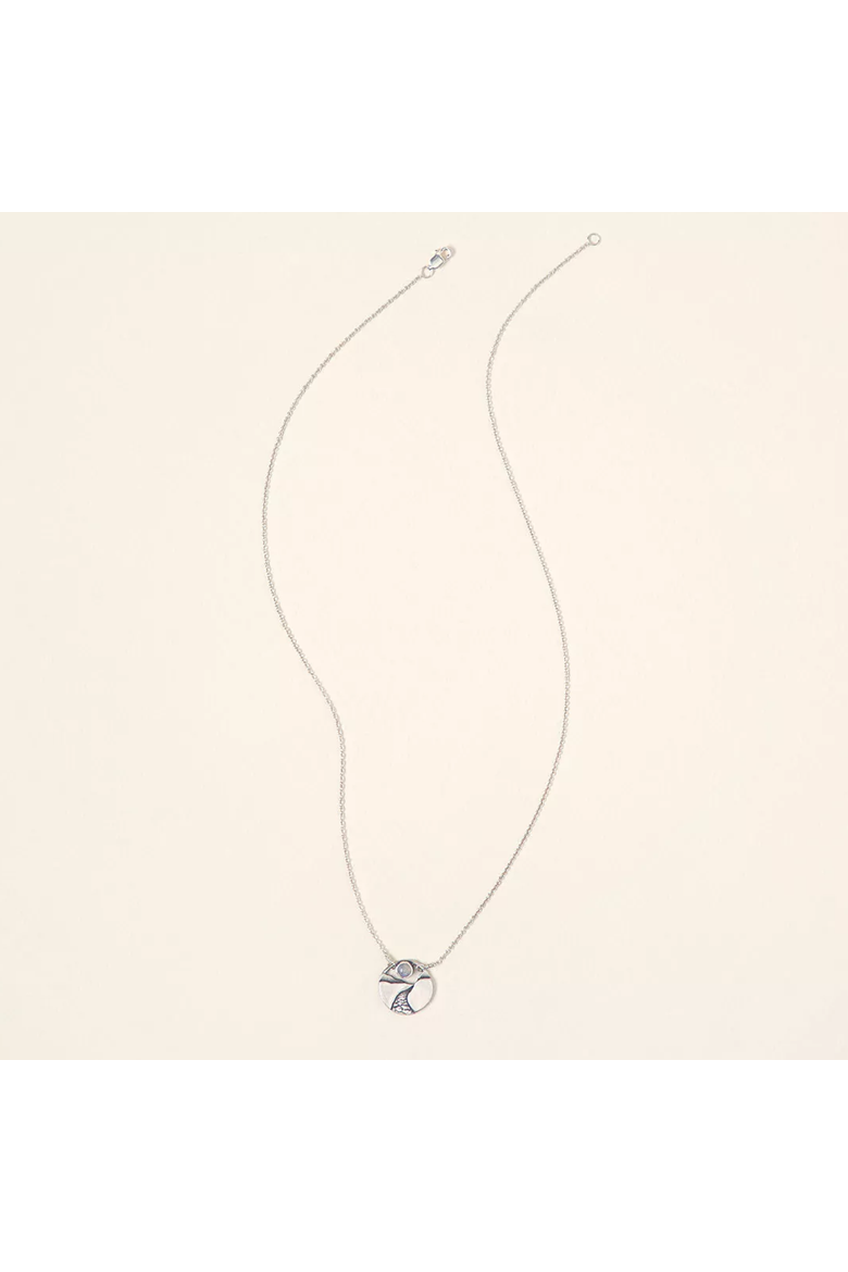 Follow Your Own Path Necklace by Britta Ambauen, Alternate, color, Silver