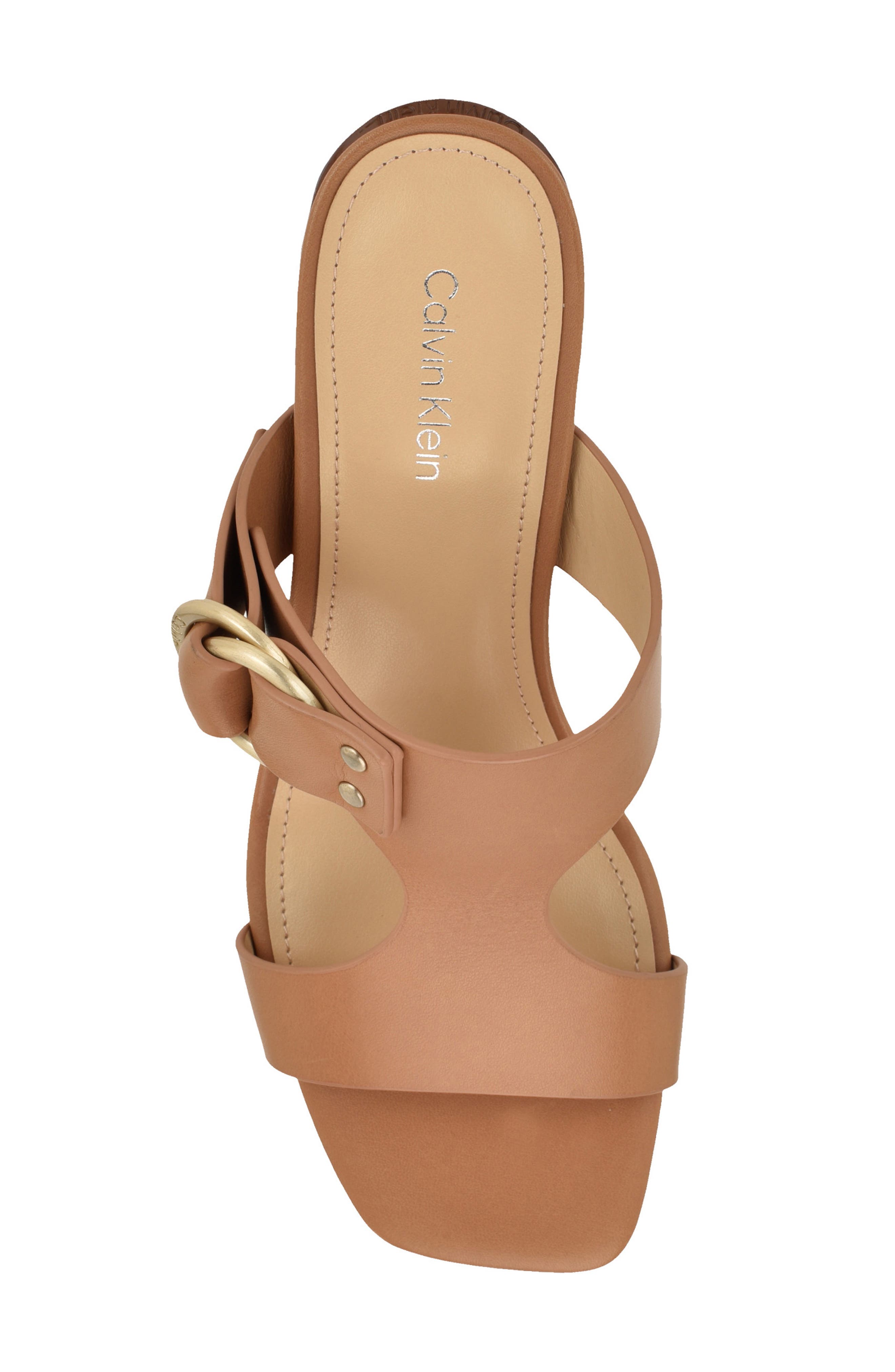 Vevia Slide Sandal, Alternate, color, MEDIUM NATURAL LEATHER