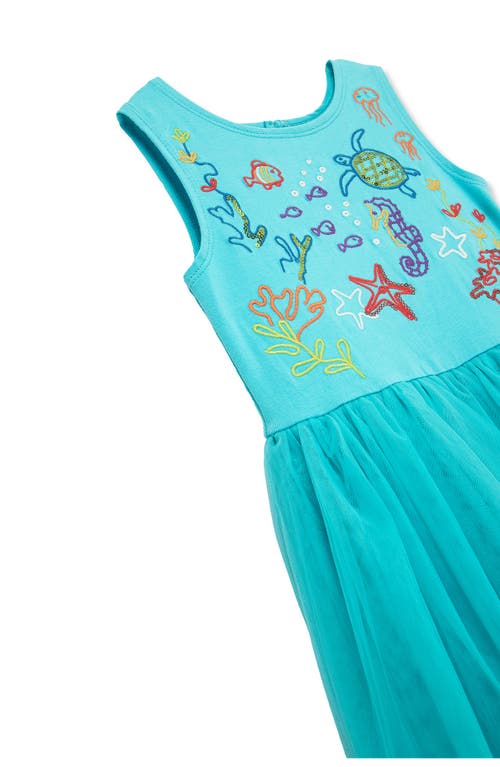 Peek Aren't You Curious Kids' Sequin Embroidered Tulle Dress