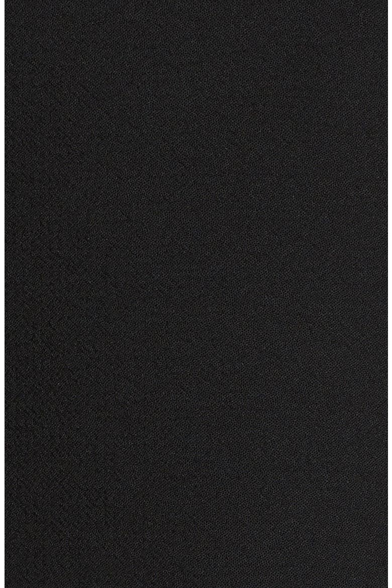 Ruffle Fit & Flare Dress, Alternate, color, BLACK