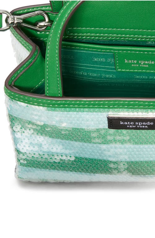 Kate Spade Sam Icon Seaside Mini Stripe Sequin Tote Bag