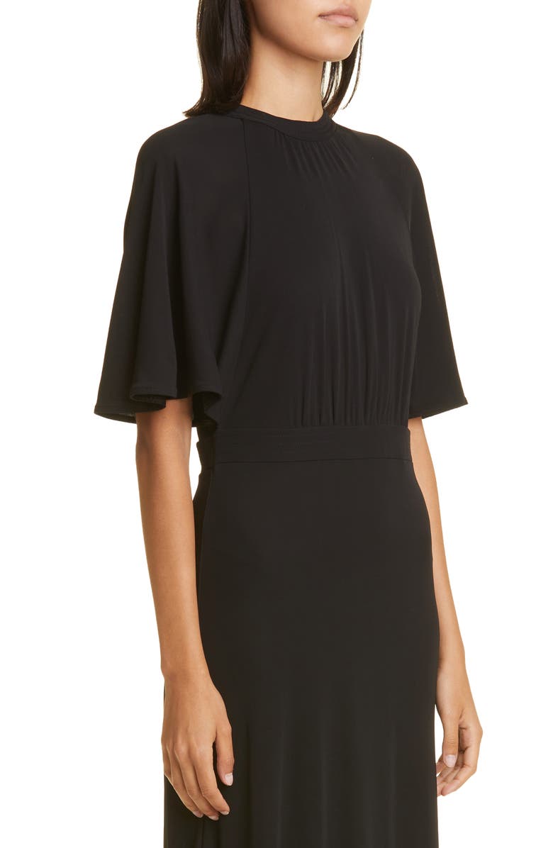 TOTEME Elbow Sleeve Jersey Dress, Alternate, color, 