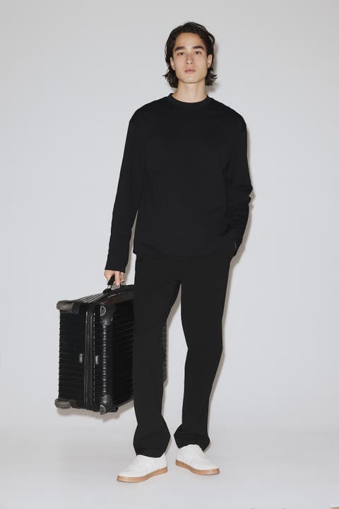 Four-way stretch regular-fit pull-on pants