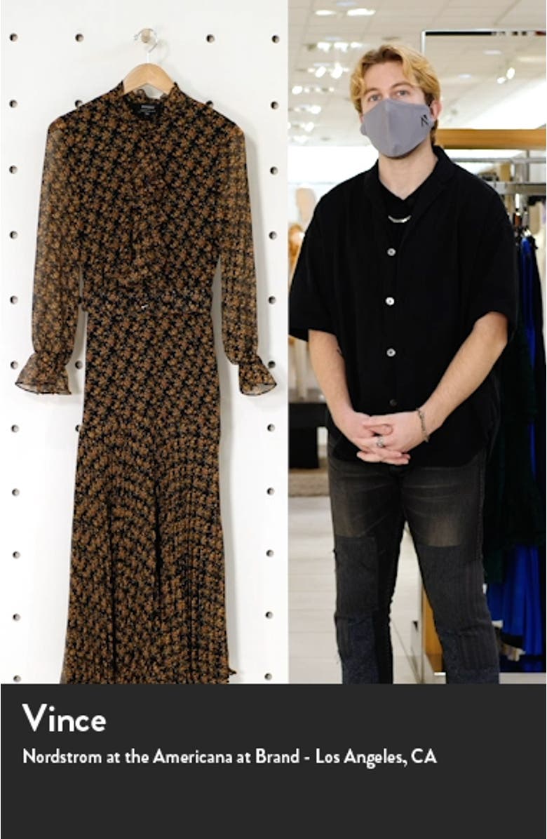 Dallas Floral Long Sleeve V Neck Dress, sales video thumbnail