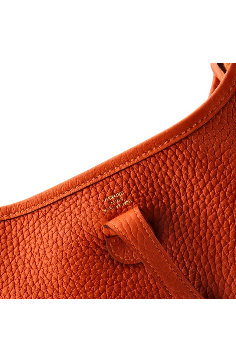 Pre-Owned Hermes Evelyne Bag Gen III Clemence TPM, Alternate, color, Orange Minium