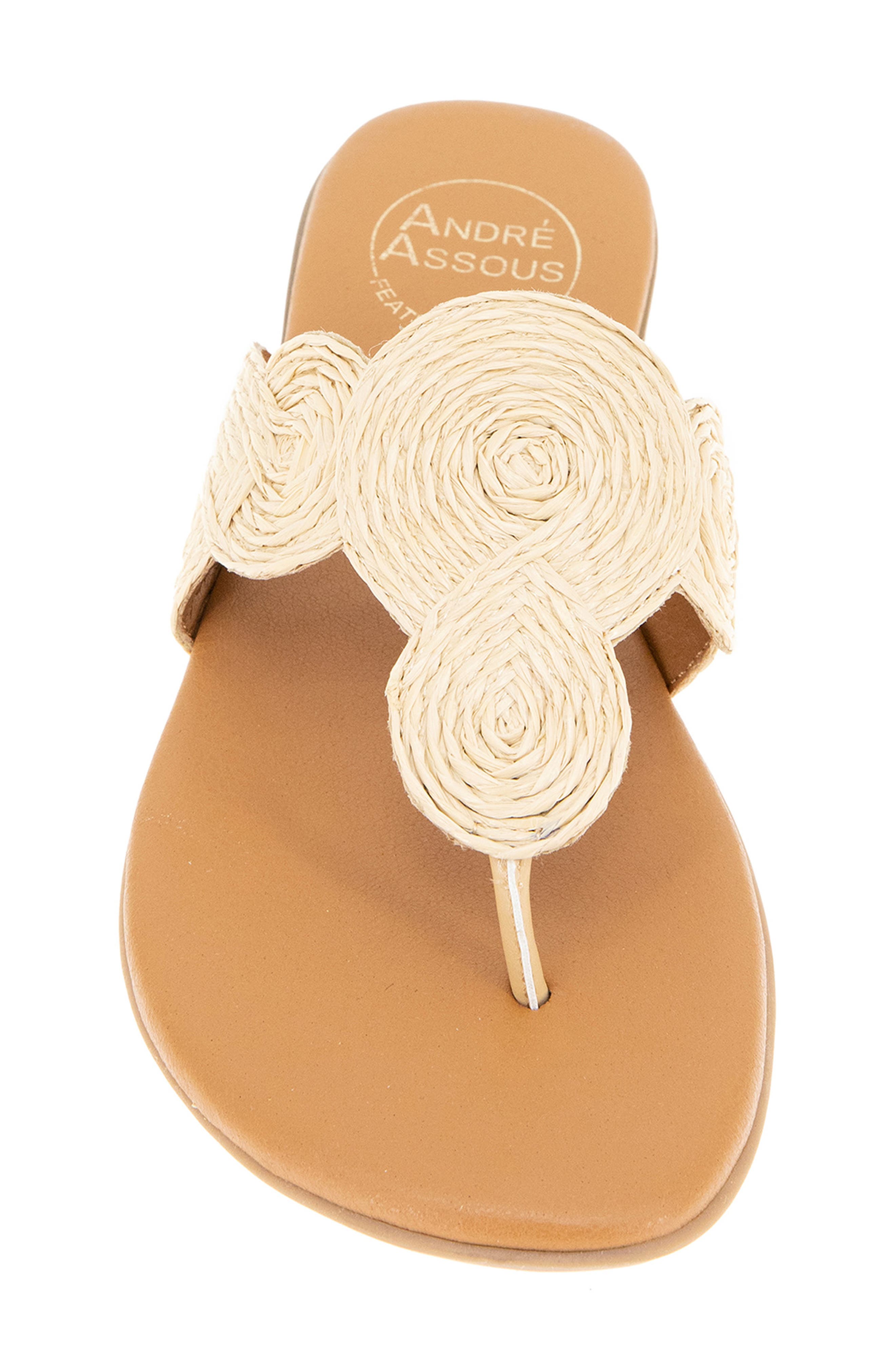 André Assous Noble Sandal, Alternate, color, Natural