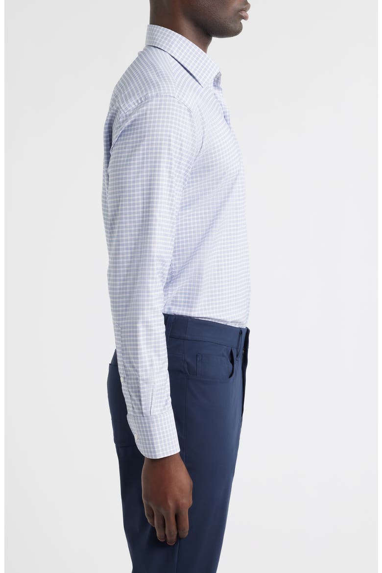 Phillip Performance Twill Button-Up Shirt, Alternate, color, LIGHT VIOLET