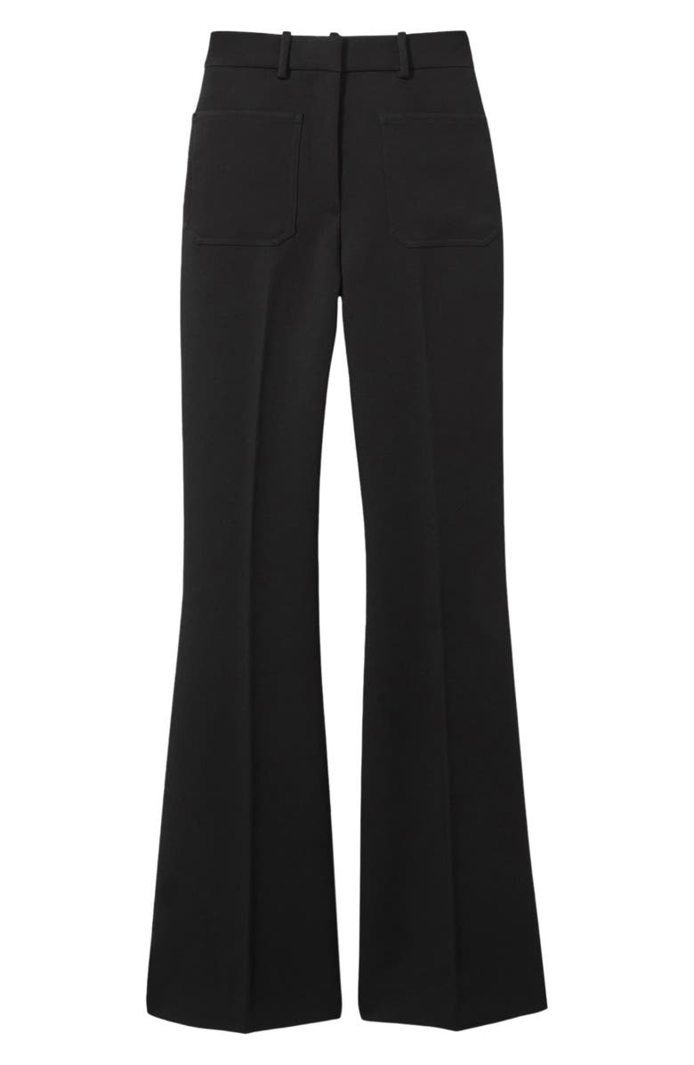 Reiss Priya Flared Pants, Alternate, color, Black