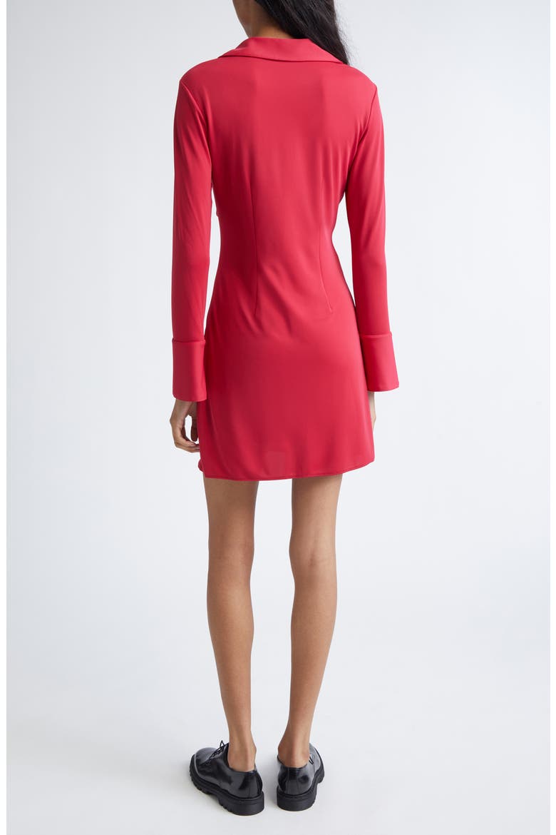 McKenna Matte Jersey Minidress, Alternate, color, BURGUNDY PLUM
