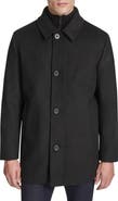 Kenneth Cole New York Single Button Wool Blend Knit Blazer