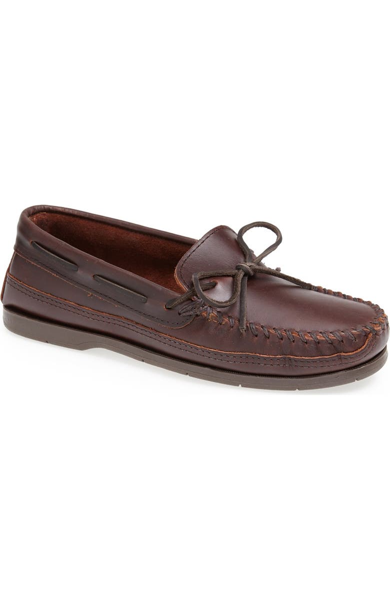 Minnetonka Essential Hardsole Driving Shoe, Main, color,