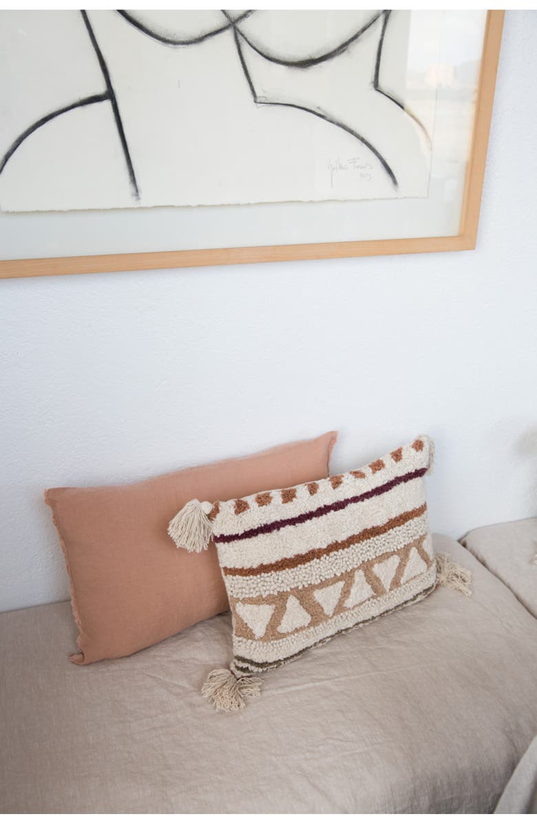 Lorena Canals Nomad cushion Sistan, Alternate, color, Natural, Multi