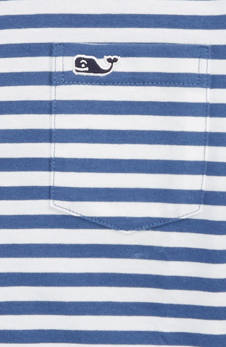 vineyard vines Pinstripe Jersey Polo, Alternate, color, 