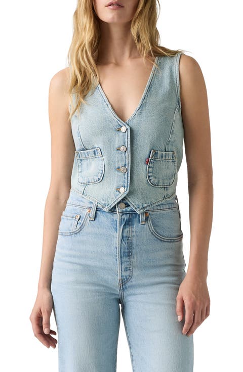 Tailored Denim Vest