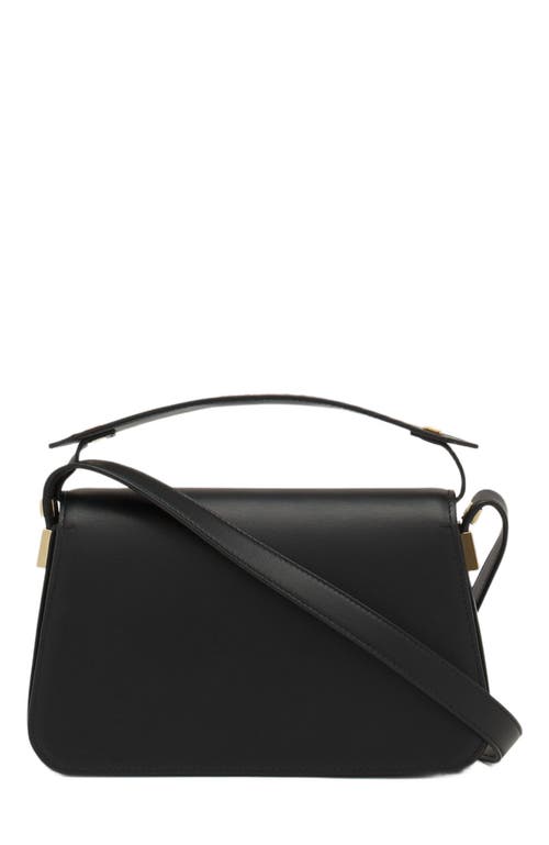 Shop Lanvin Concerto Arpège Leather Bag In Black