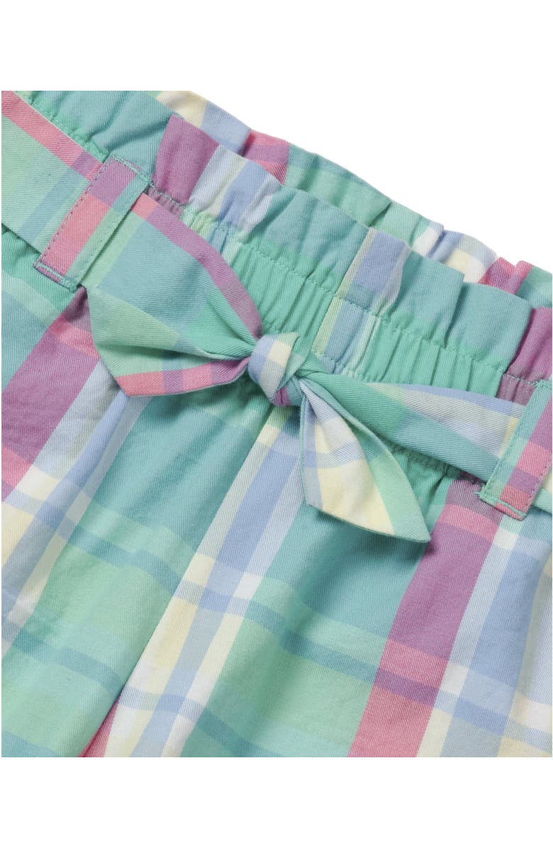 Lands' End Girls Plus Belted Woven Pull On Shorts, Alternate, color, 