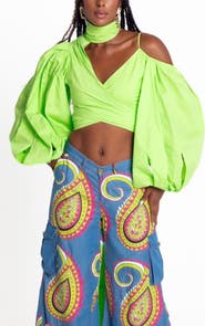 Bohn Jsell Persephone Wrap Top