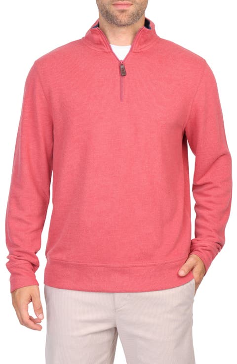 French Rib Quarter Zip Pullover