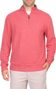 TailorByrd French Rib Quarter Zip Pullover