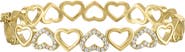 FZN Kids' Cubic Zirconia Heart Bracelet
