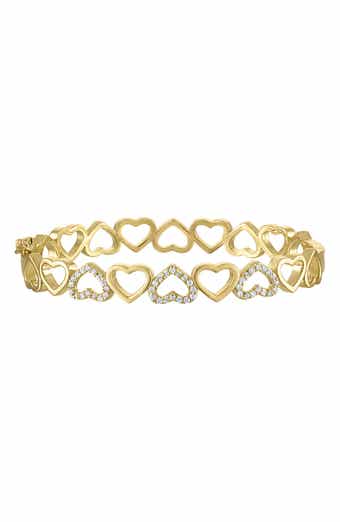 FZN Kids' Cubic Zirconia Heart Bracelet