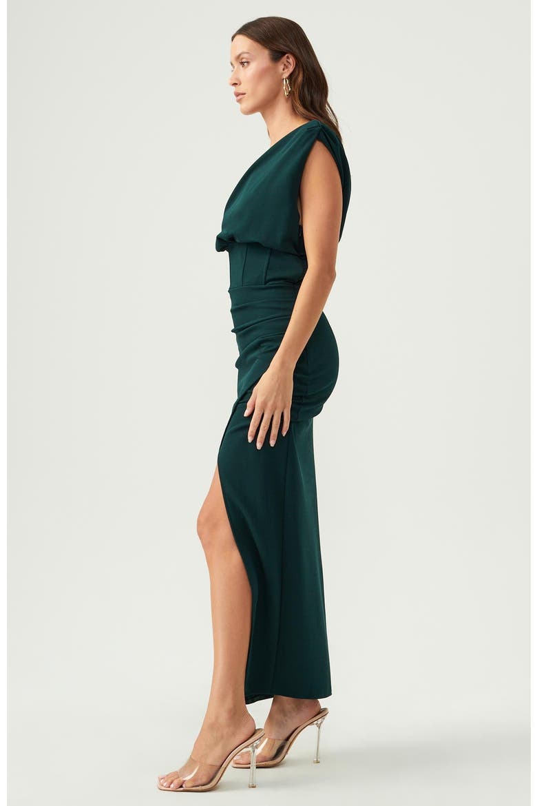 Rhodia Midi Dress, Alternate, color, Emerald