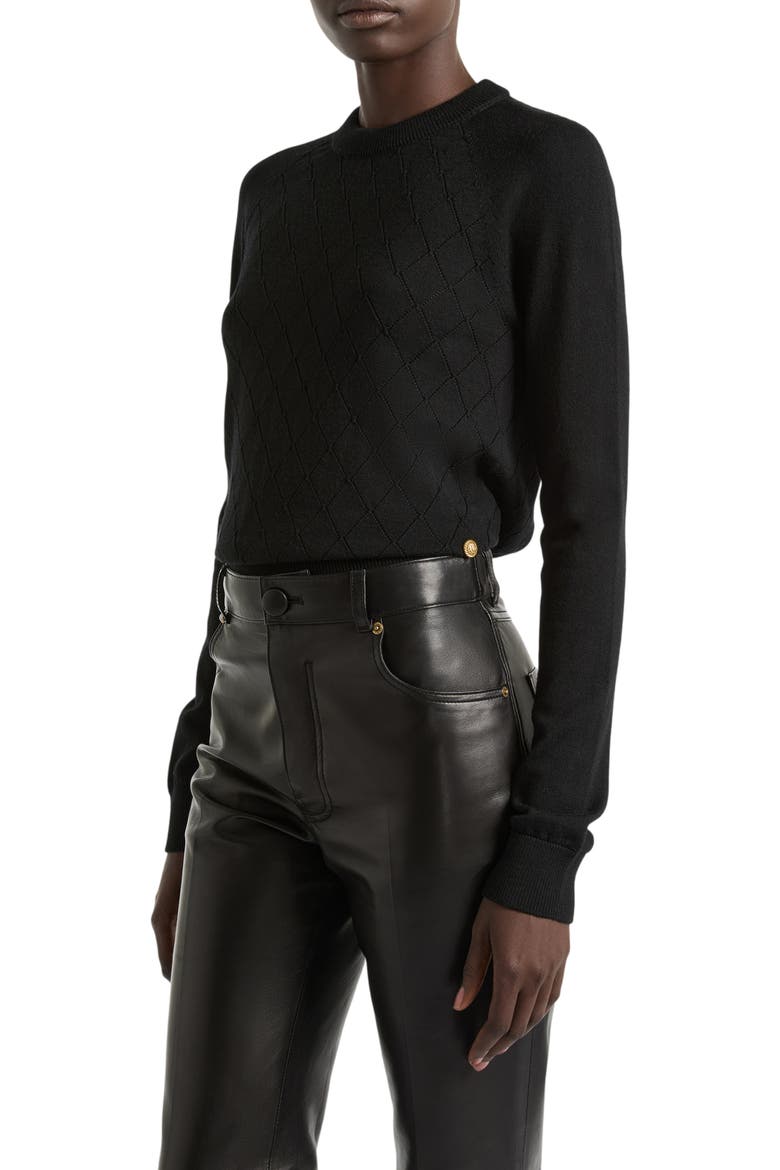 Knit jumper, Alternate, color, black