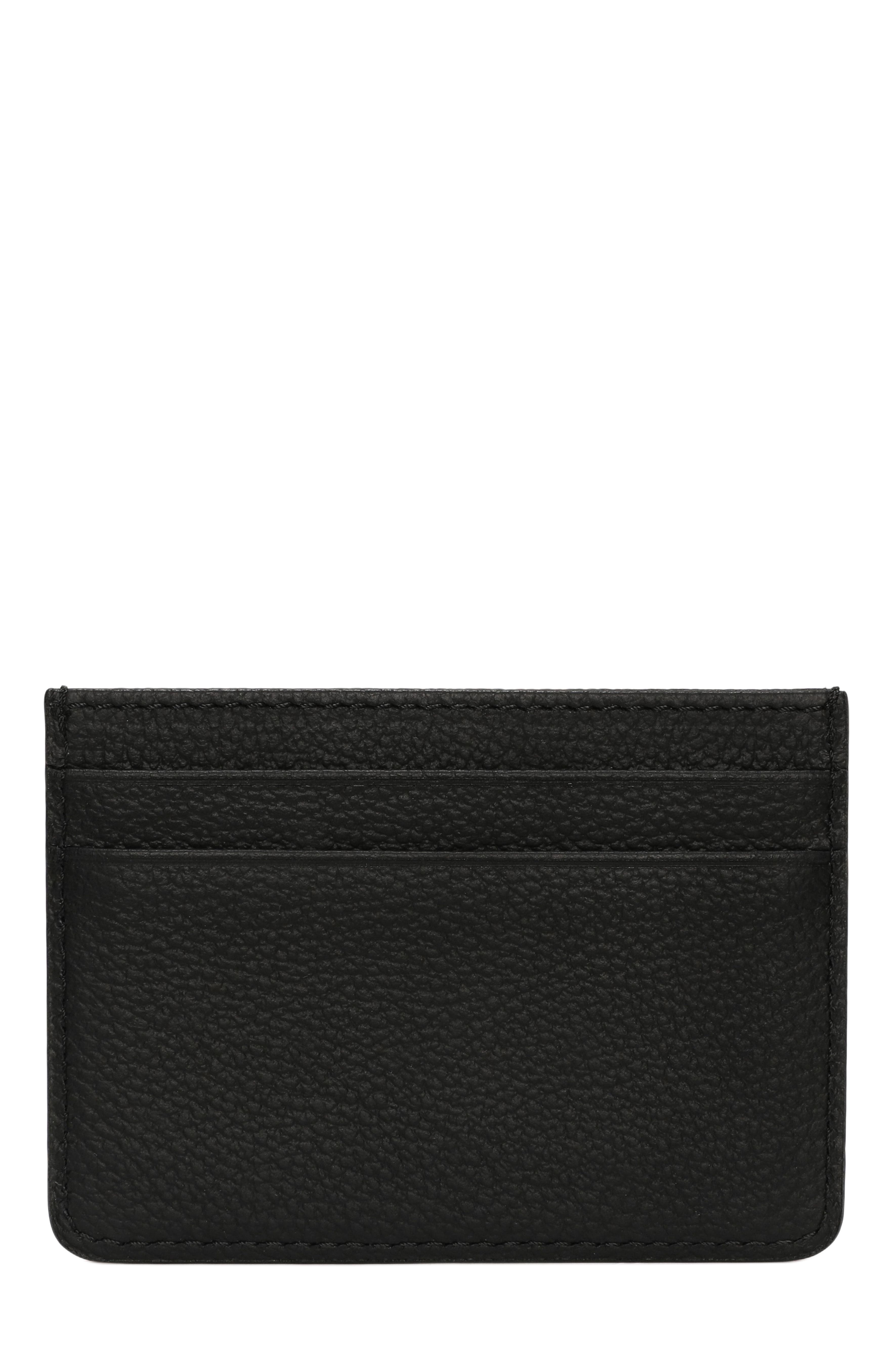 GORSKI Leather Card Holder, Alternate, color, Black