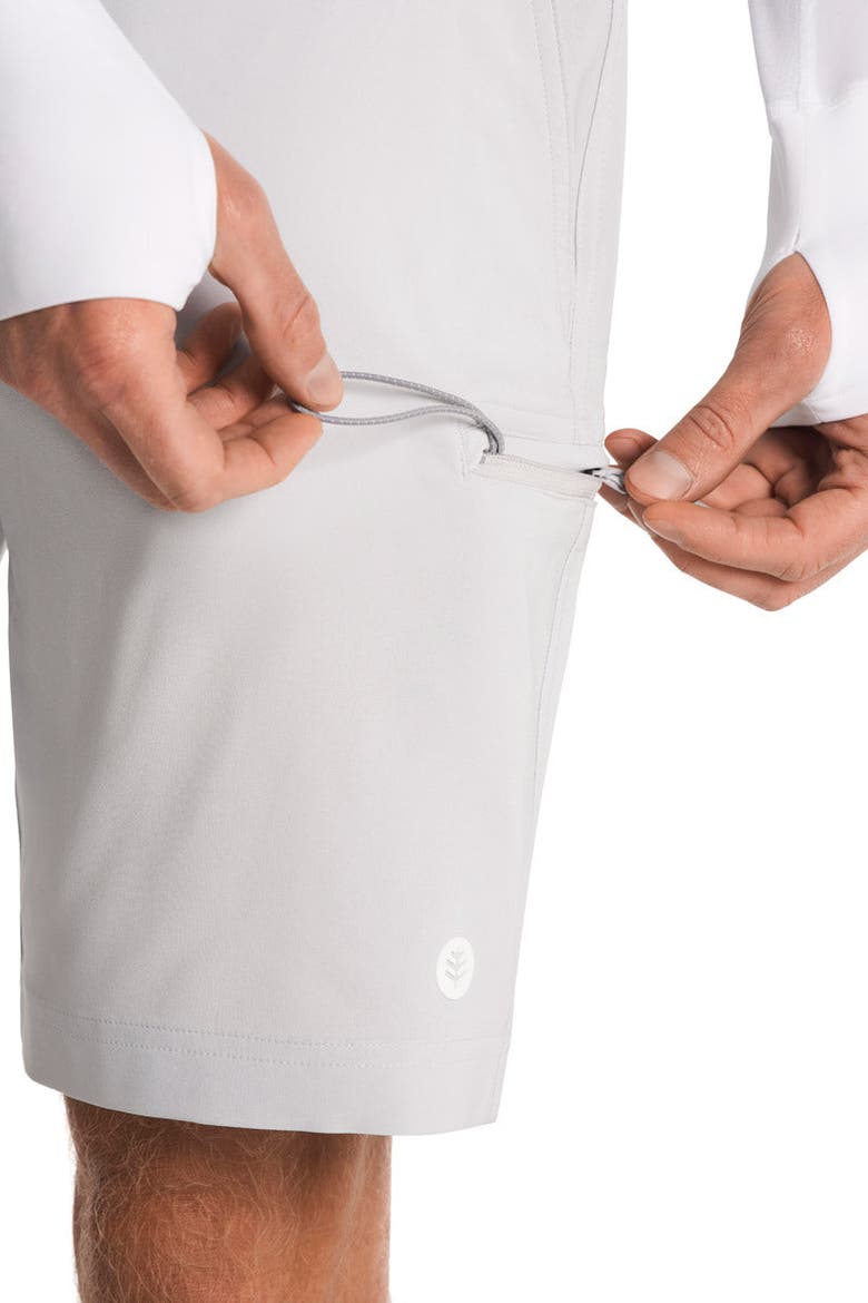 Men's Fisher Island Fishing & Boating Shorts, UPF 50+ Sun Protection, Alternate, color, Sleek Grey