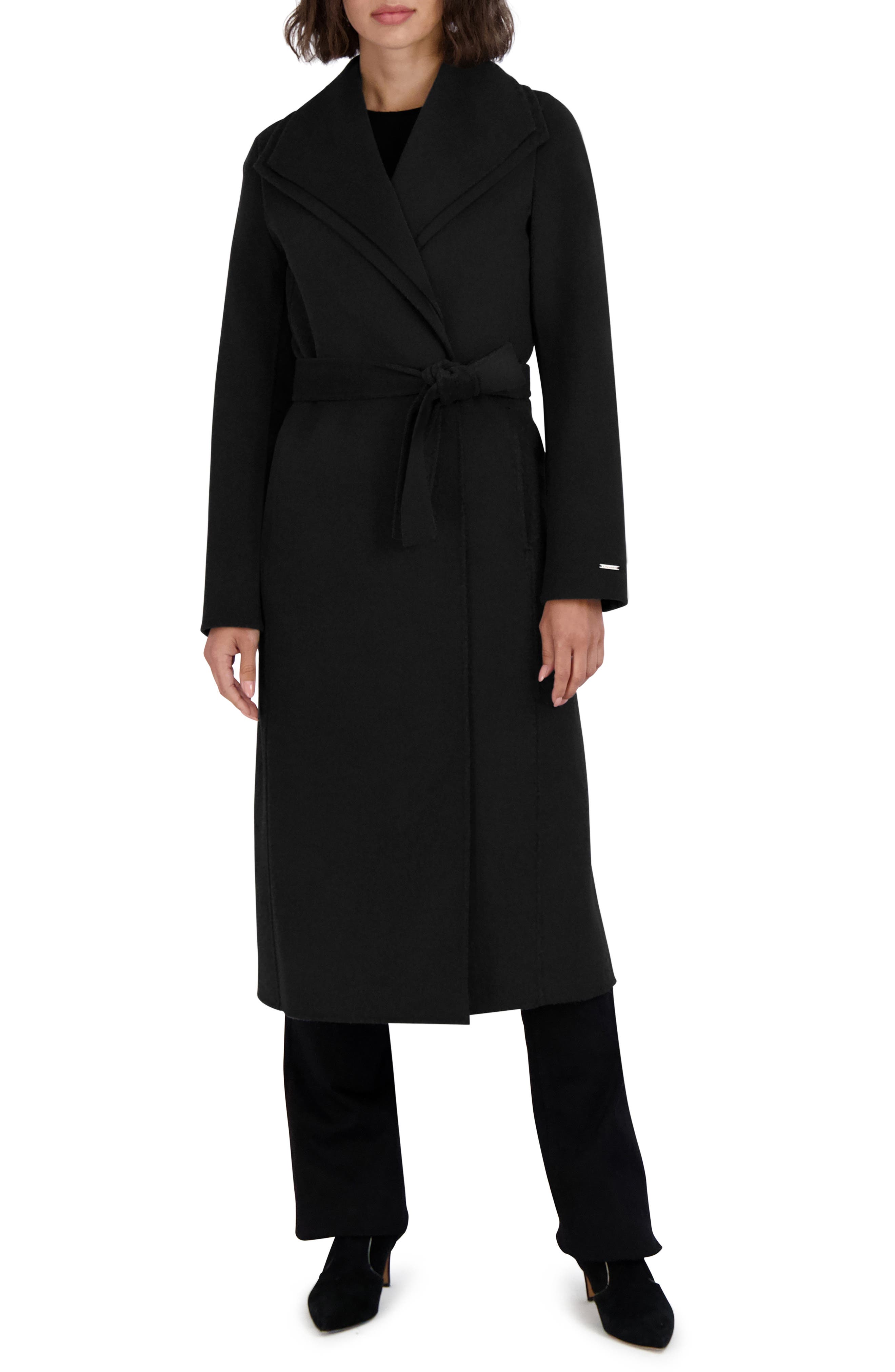 Tahari Elliot Wool Blend Coat