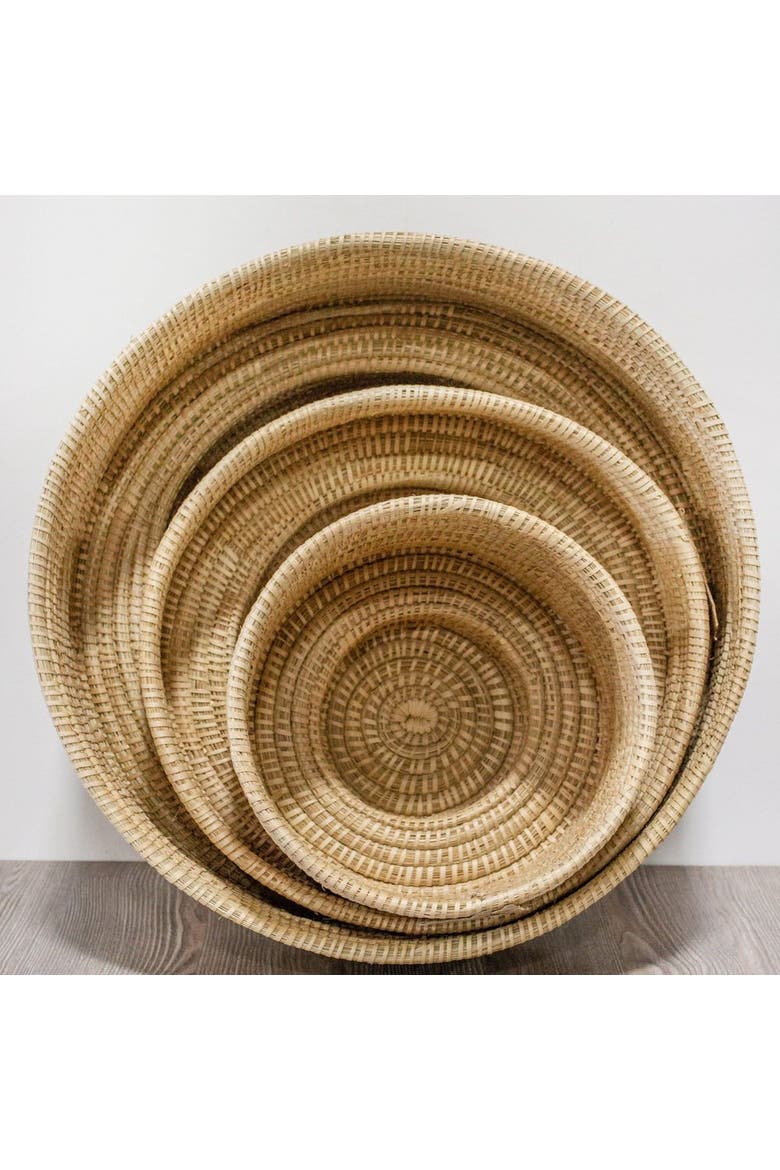 Natural Woven Dengu Basket - Set of 3, Main, color, Natural