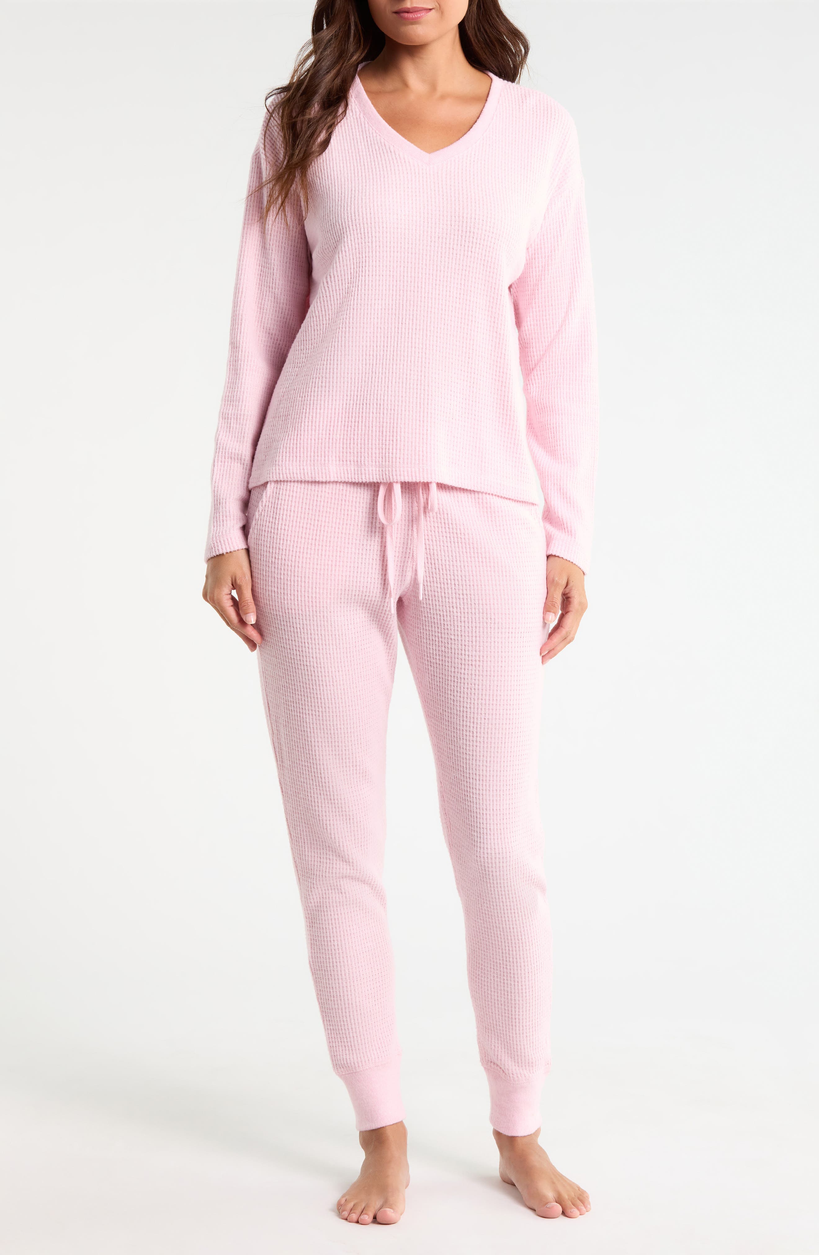Papinelle Super Soft Waffle Pajama Set (Women) | Nordstrom