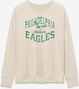 FANATICS Women's Fanatics Cream Philadelphia Eagles Heritage Legacy Long Sleeve T-Shirt